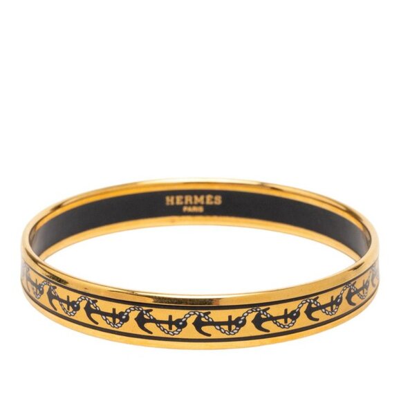 Hermes Enamel PM Gold Black Plated main image 6